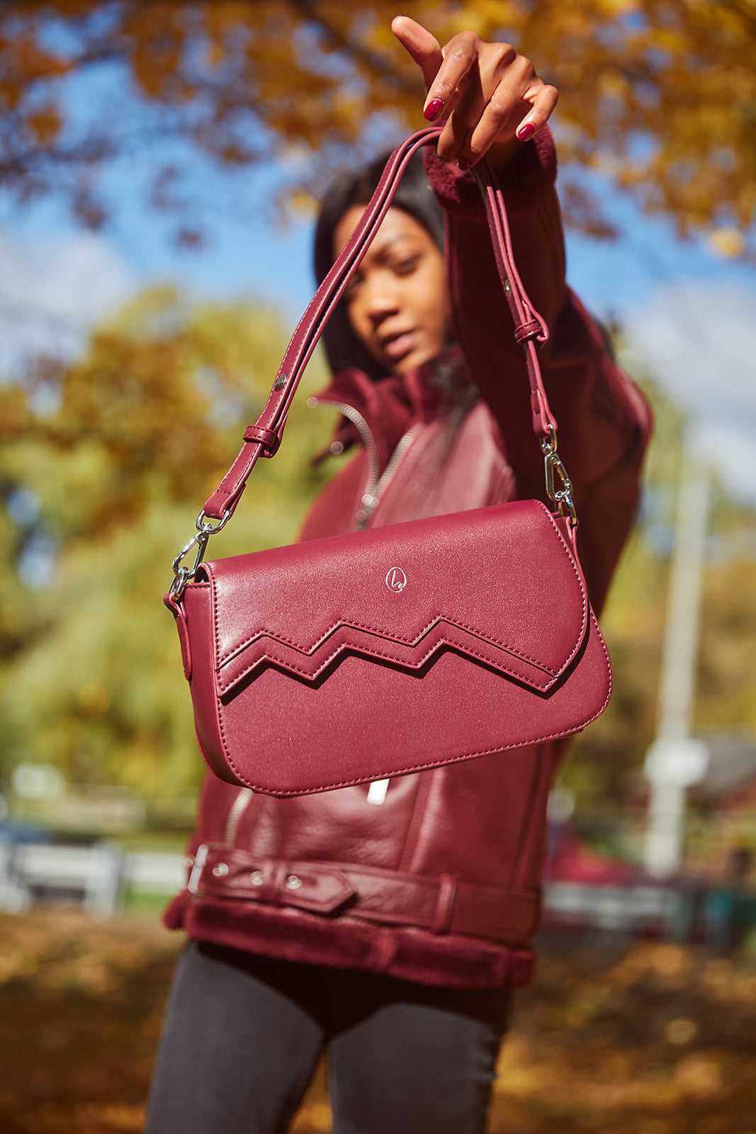 MAYA FIRESTONE - BURGUNDY