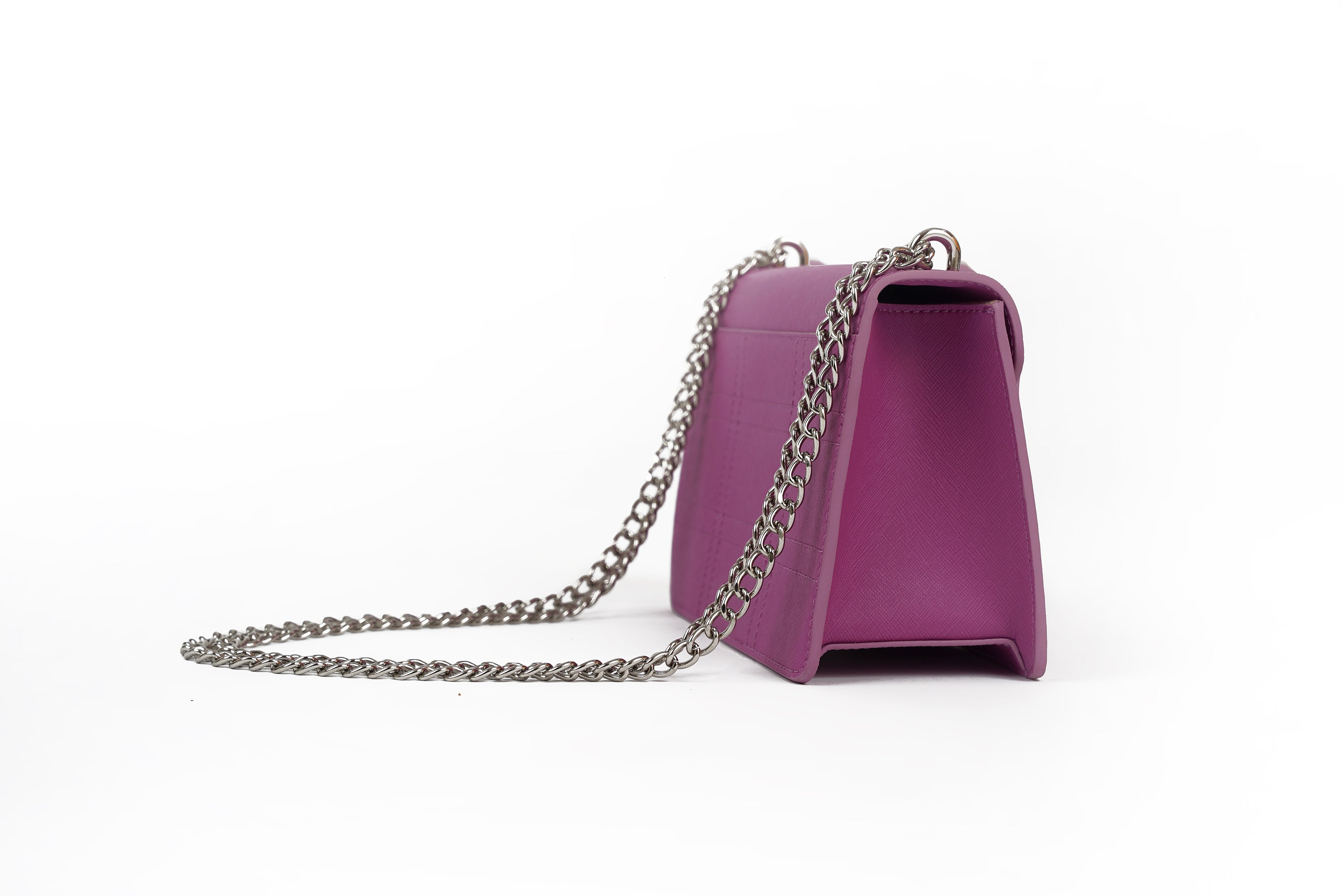 IMANI BLOCK BAG- MAGENTA