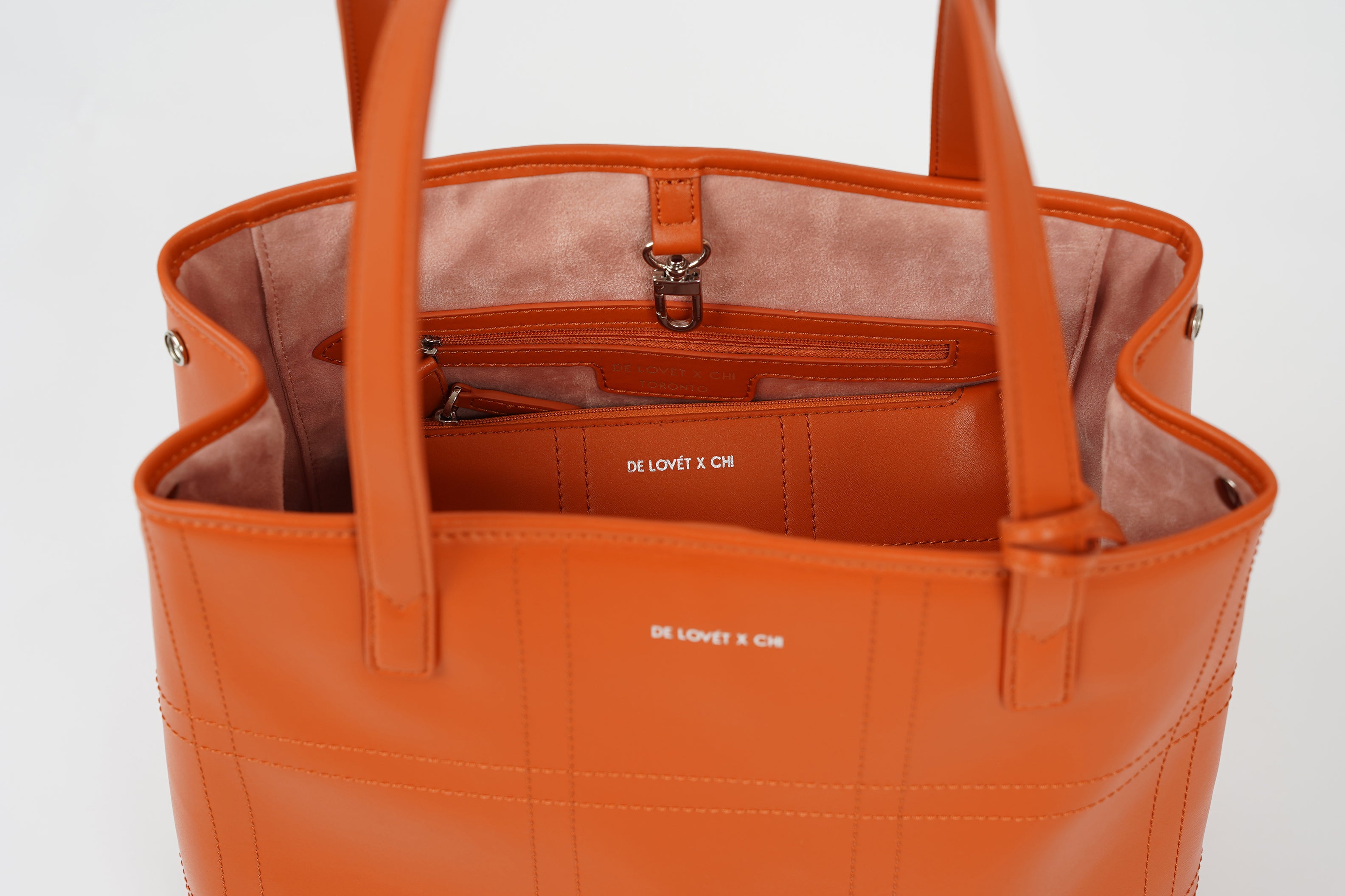NAYA BLOCK BAG- BURNT ORANGE
