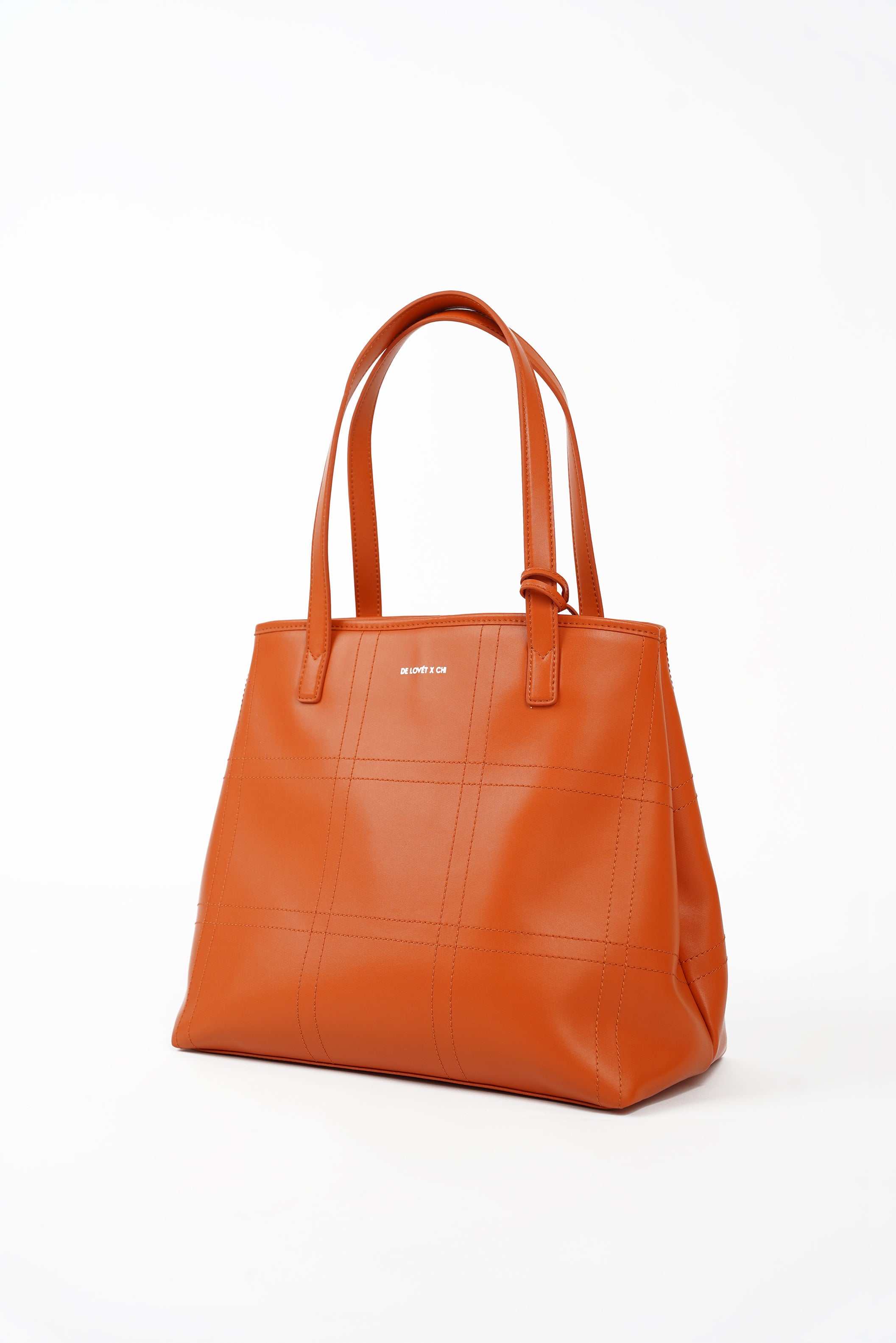 NAYA BLOCK BAG- BURNT ORANGE