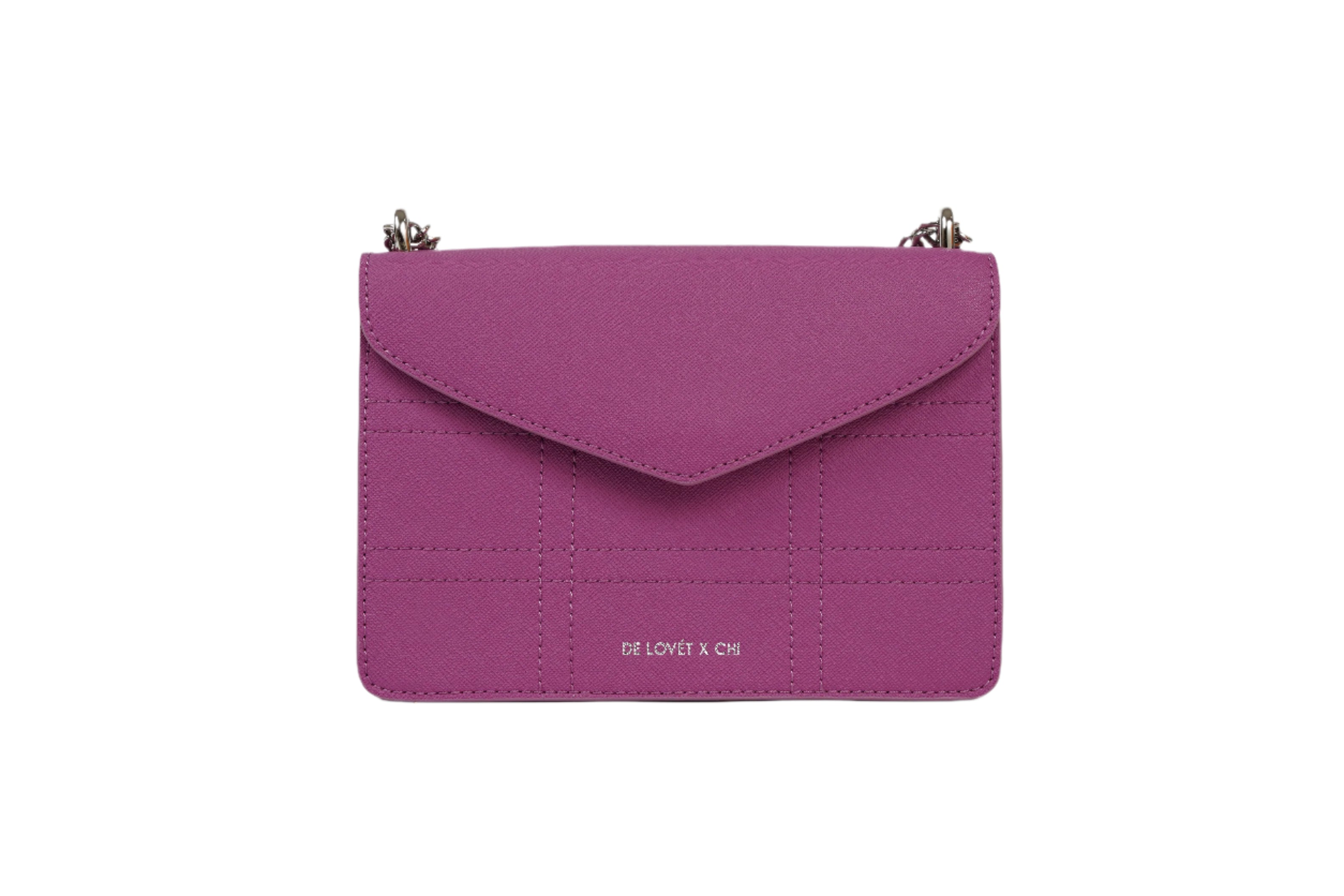 IMANI BLOCK BAG- MAGENTA