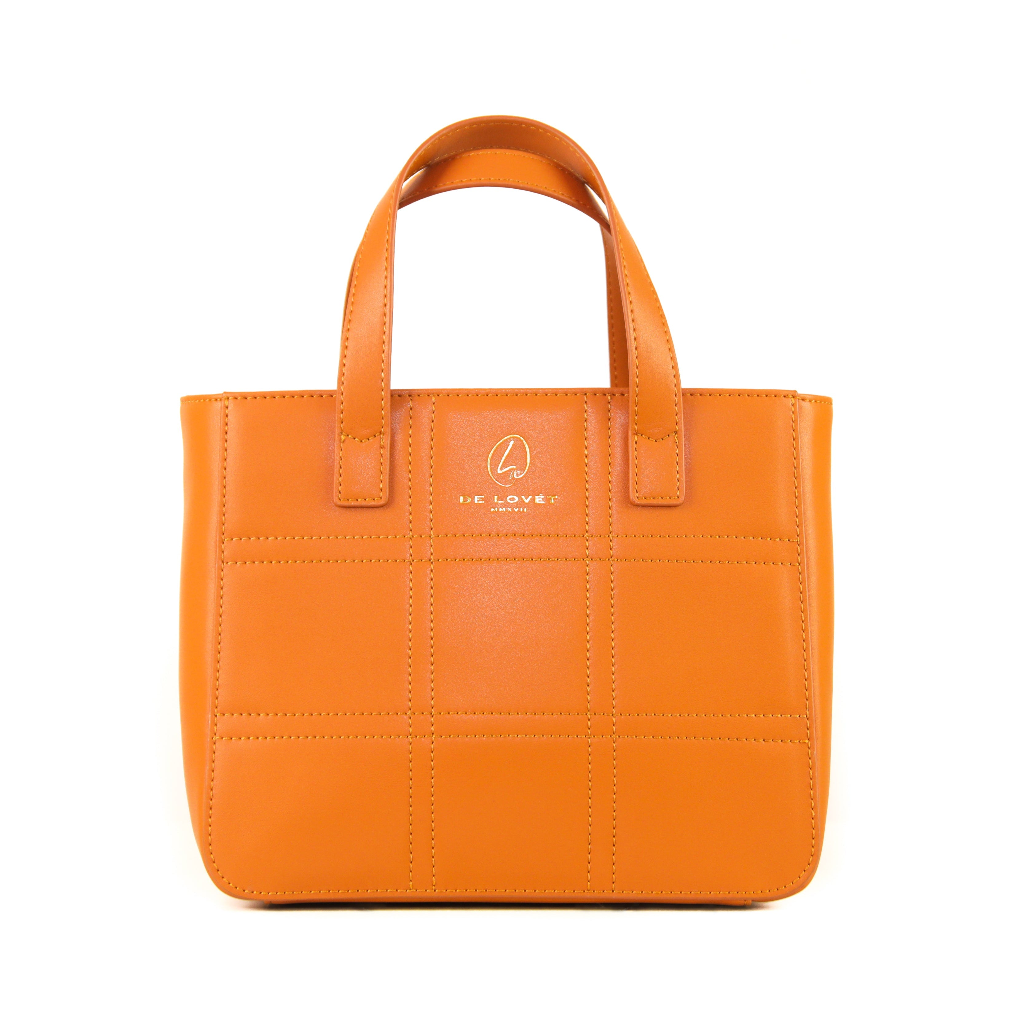 ADRIA BLOCK BAG- ORANGE